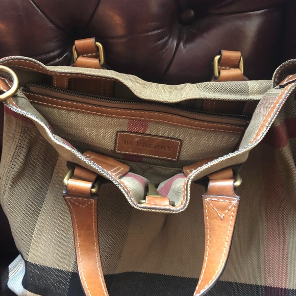 Burberry Canvas Tote - Picture 2 of 5